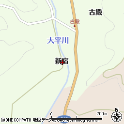 福島県石川郡古殿町山上新宿周辺の地図