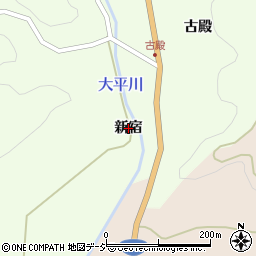 福島県古殿町（石川郡）山上（新宿）周辺の地図