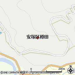 新潟県上越市安塚区樽田周辺の地図