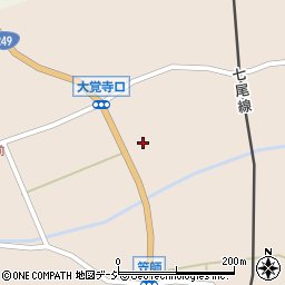 石川県七尾市中島町笠師メ周辺の地図