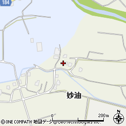 新潟県上越市妙油250-1周辺の地図