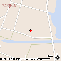 石川県七尾市中島町笠師ト周辺の地図