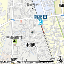 高田中通簡易郵便局周辺の地図