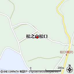 新潟県十日町市松之山松口周辺の地図