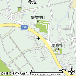 新潟県上越市今池周辺の地図