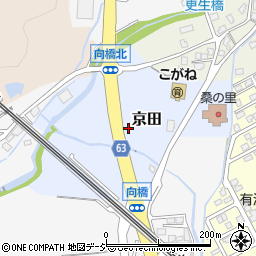 新潟県上越市京田周辺の地図