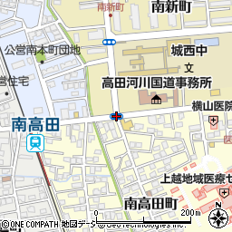 南高田町周辺の地図