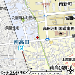 第四北越銀行南高田支店 ＡＴＭ周辺の地図