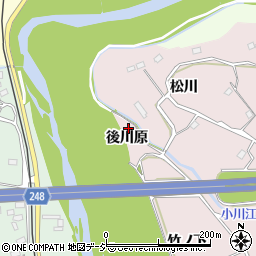 福島県いわき市平中平窪後川原周辺の地図