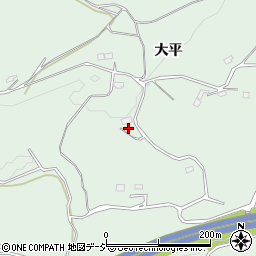 福島県いわき市平赤井大平周辺の地図