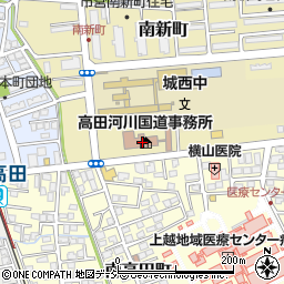 国土交通省北陸地方整備局　高田河川国道事務所周辺の地図