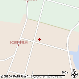 石川県七尾市中島町笠師チ周辺の地図