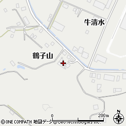 福島県白河市白坂鶴子山52周辺の地図