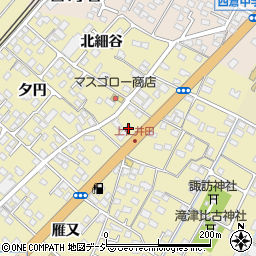 福島県いわき市四倉町上仁井田前原周辺の地図