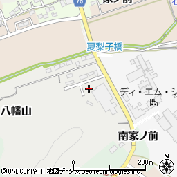 福島県白河市八幡山周辺の地図