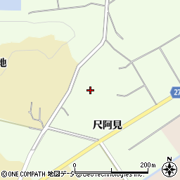 福島県白河市東栃本尺阿見裏山周辺の地図
