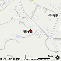 福島県白河市白坂鶴子山45周辺の地図