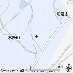 福島県白河市東上野出島木挽山周辺の地図