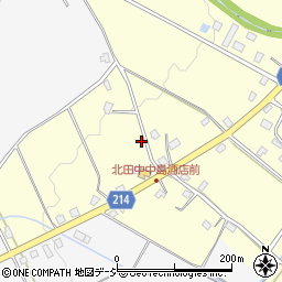 北田中ふれあいセンター周辺の地図