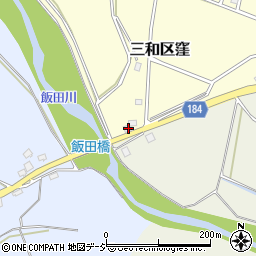 新潟県上越市三和区窪384周辺の地図