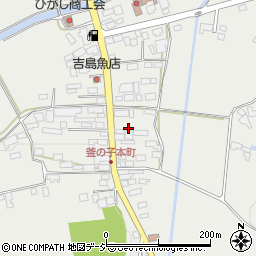 福島県白河市東釜子本町周辺の地図