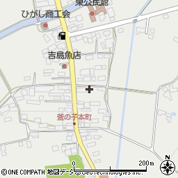 福島県白河市東釜子本町22周辺の地図