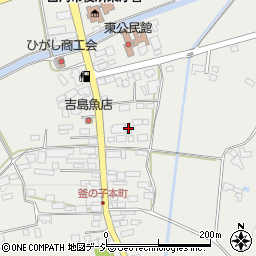 福島県白河市東釜子本町16周辺の地図