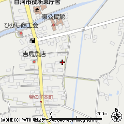 福島県白河市東釜子本町14周辺の地図