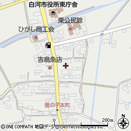 福島県白河市東釜子本町12周辺の地図
