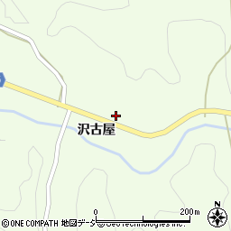 福島県石川郡石川町板橋沢古屋165周辺の地図