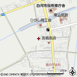 福島県白河市東釜子本町109周辺の地図