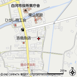 福島県白河市東釜子本町13周辺の地図