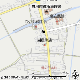 福島県白河市東釜子本町106周辺の地図