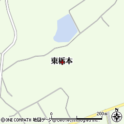 福島県白河市東栃本周辺の地図
