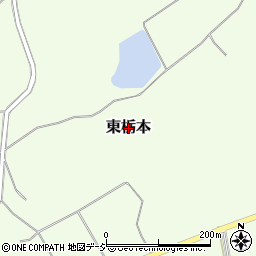 福島県白河市東栃本周辺の地図