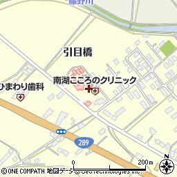 福島県白河市関辺引目橋周辺の地図