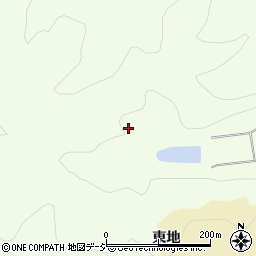 福島県白河市東栃本チベノス周辺の地図