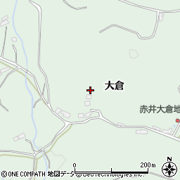 福島県いわき市平赤井大倉周辺の地図