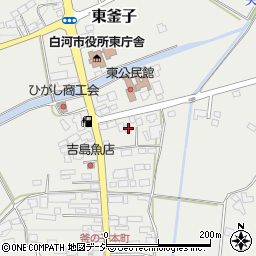 福島県白河市東釜子本町4周辺の地図