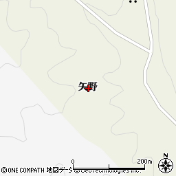 福島県石川郡古殿町竹貫矢野周辺の地図