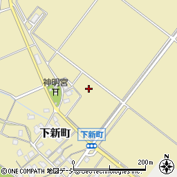 新潟県上越市下新町周辺の地図