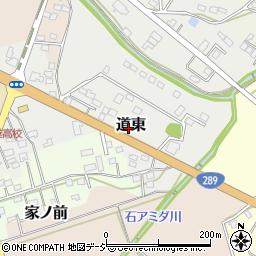 福島県白河市道東周辺の地図