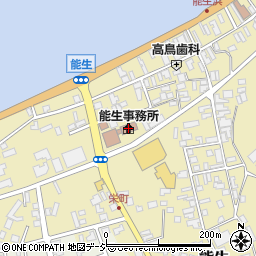 糸魚川市能生事務所周辺の地図