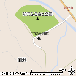 前沢　景観保存会周辺の地図
