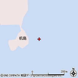 机島周辺の地図