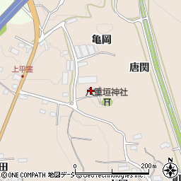 福島県いわき市平上平窪（亀岡）周辺の地図