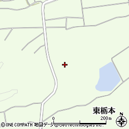 福島県白河市東栃本向山周辺の地図