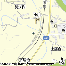 福島県いわき市小川町西小川下居合周辺の地図
