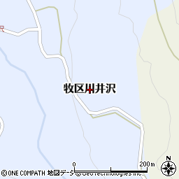 新潟県上越市牧区川井沢周辺の地図