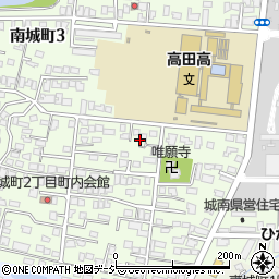 新潟県上越市南城町周辺の地図